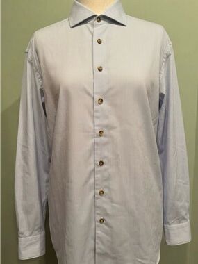 ETERNA 1863 Modern Fit Striped Dress Shirt 16 41